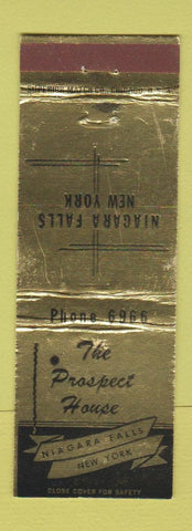 Matchbook Cover - Prospect House Niagara Falls NY