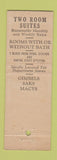 Matchbook Cover - Hotel Sanford New York City