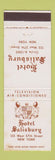 Matchbook Cover - Hotel Salisbury New York City