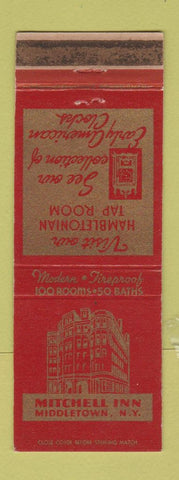 Matchbook Cover - Mitchell Inn Middletown NY WEAR