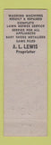 Matchbook Cover - Morrie's Appliance Repair Jamestown NY