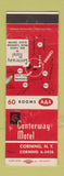 Matchbook Cover - Centerway Motel Corning NY