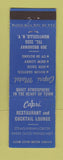 Matchbook Cover - Capri Restaurant Monticello NY