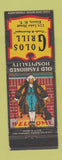 Matchbook Cover - Golos Grill Elmira NY