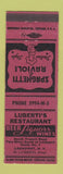 Matchbook Cover - Luberti's Restaurant Lockport NY