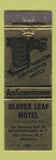 Matchbook Cover - Clover Leaf Motel Westmoreland NY