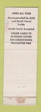Matchbook Cover - Mohawk Motor Lodge Palatine Bridge NY