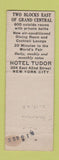 Matchbook Cover - Hotel Tudor New York City