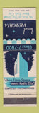 Matchbook Cover - Hotel Victoria New York City