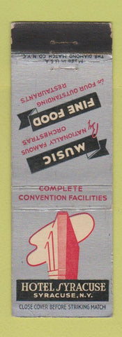Matchbook Cover - Hotel Syracuse NY WEAR