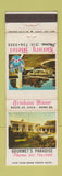 Matchbook Cover - Gourmet's Paradise Trinkaus Manor Utica NY WEAR