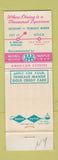 Matchbook Cover - Gourmet's Paradise Trinkaus Manor Utica NY WEAR