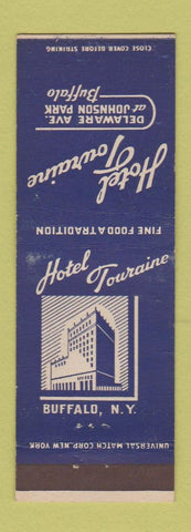 Matchbook Cover - Hotel Touraine Buffalo NY