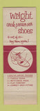 Matchbook Cover - Wright Men's Shoes Nolan's Auburn NY