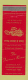 Matchbook Cover - The Terrace Room Steak Lobster Ellenville NY