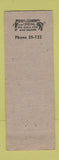 Matchbook Cover - Royal Hat Shop Jamestown NY