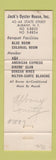 Matchbook Cover - Jack's Oyster House Albany NY