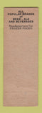 Matchbook Cover - Pavone's Market Grocery Rochester NY WEAR