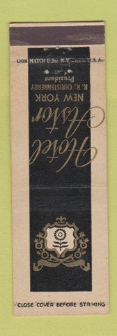 Matchbook Cover - Hotel Astor New York City