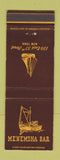 Matchbook Cover - Mememsha Bar New York City