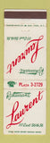 Matchbook Cover - Laurent Restaurant New York City WEAR