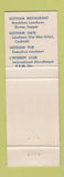 Matchbook Cover - The Gotham New York City