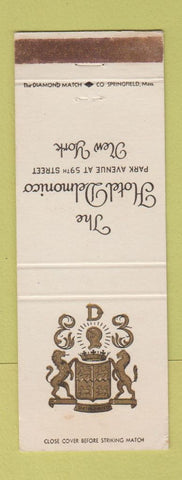 Matchbook Cover - Hotel Delmonico New York City WEAR