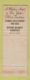 Matchbook Cover - Hotel Delmonico New York City WEAR