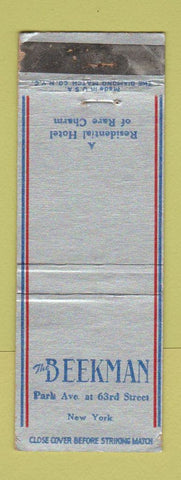 Matchbook Cover - Beekman New York City hotel WEAR