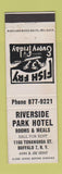 Matchbook Cover - Riverside Park Hotel Buffalo NY