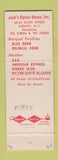 Matchbook Cover - Jack's Oyster House Albany NY