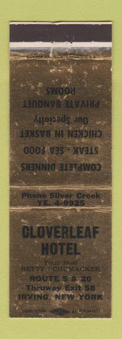 Matchbook Cover - Cloverleaf Hotel Irving NY