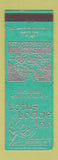 Matchbook Cover - Lotus Lodge Inn Resort NY