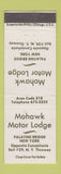 Matchbook Cover - Mohawk Motor Lodge Palatine Bridge NY