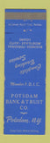Matchbook Cover - Potsdam Bank and Trust NY