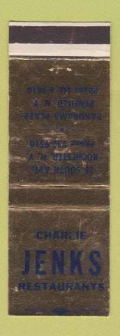 Matchbook Cover - Charlie Jenks Restaurant Penfield NY WEAR