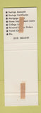 Matchbook Cover - Oneida Federal Savings and Loan NY
