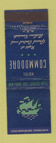 Matchbook Cover - Hotel Commodore New York City