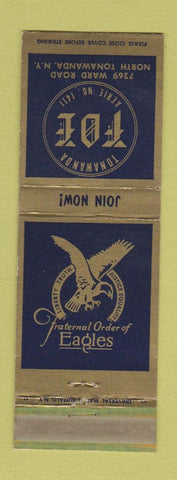 Matchbook Cover - Eagles Club North Tonawanda NY WEAR