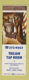 Matchbook Cover - Trojan Tap Room Troy NJ WEAR
