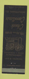 Matchbook Cover - Chuck Cavallini's Restaurant Midlothian IL