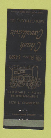 Matchbook Cover - Chuck Cavallini's Restaurant Midlothian IL