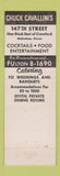 Matchbook Cover - Chuck Cavallini's Restaurant Midlothian IL