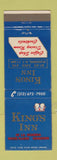 Matchbook Cover - King's Inn Flushing NY White Plains Kingston