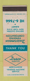 Matchbook Cover - Desco Service Vending Albany NY