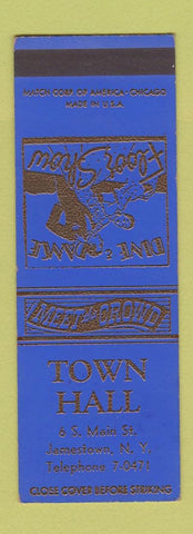 Matchbook Cover - Town Hall Jamestown NY SAMPLE
