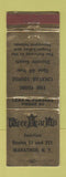 Matchbook Cover - Three Bear Inn Marathon NY WEAR