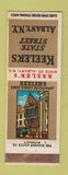 Matchbook Cover - Keeler's Restaurant Albany NY