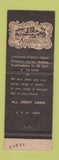 Matchbook Cover - The Kitchen Hyde Park NY