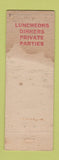 Matchbook Cover - Historic David Harum House Homer NY Antiques POOR STAINED